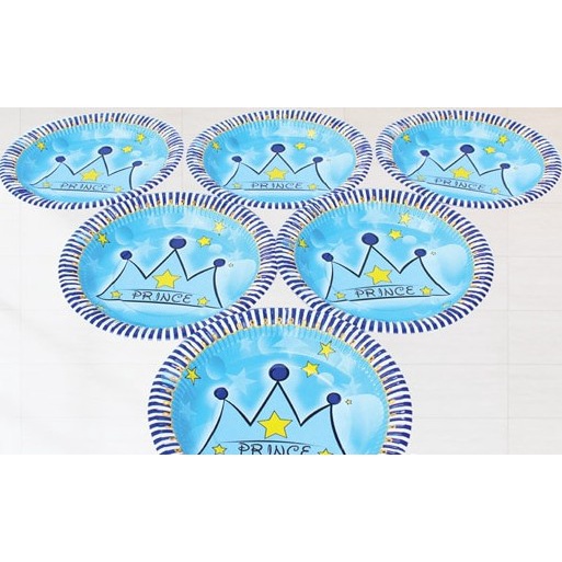 Đĩa Giấy  Phụ Kiện Trang Trí Sinh Nhật, Dĩa Giấy Sinh Nhật Trang Trí Bàn Tiệc Cho Bé