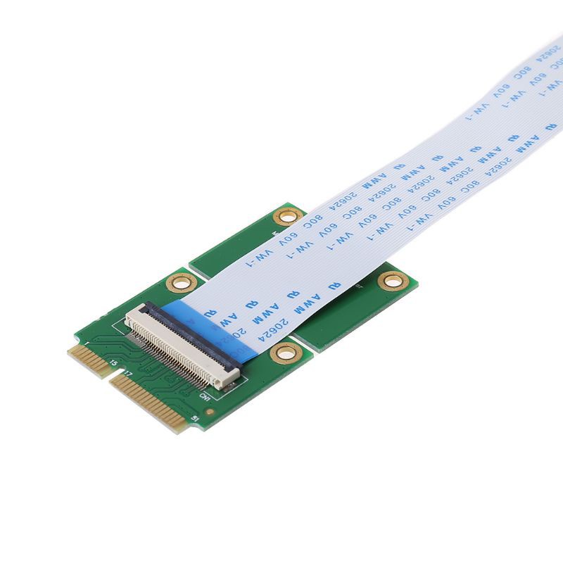 Thẻ Chuyển Đổi Pcie Sang Pci-E Express X1 + Usb Với Cáp Ffc 90 Độ