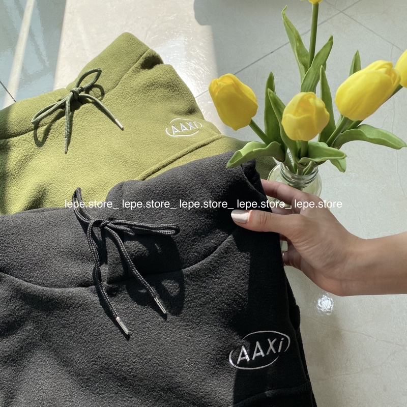 Áo hoodie len lông cừu dày vintage có mũ trùm đầu thu đông 2022