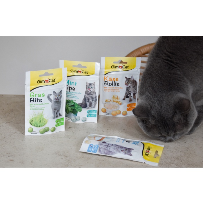 Bánh thưởng sữa viên tròn GIMCAT cho mèo 40/50g
