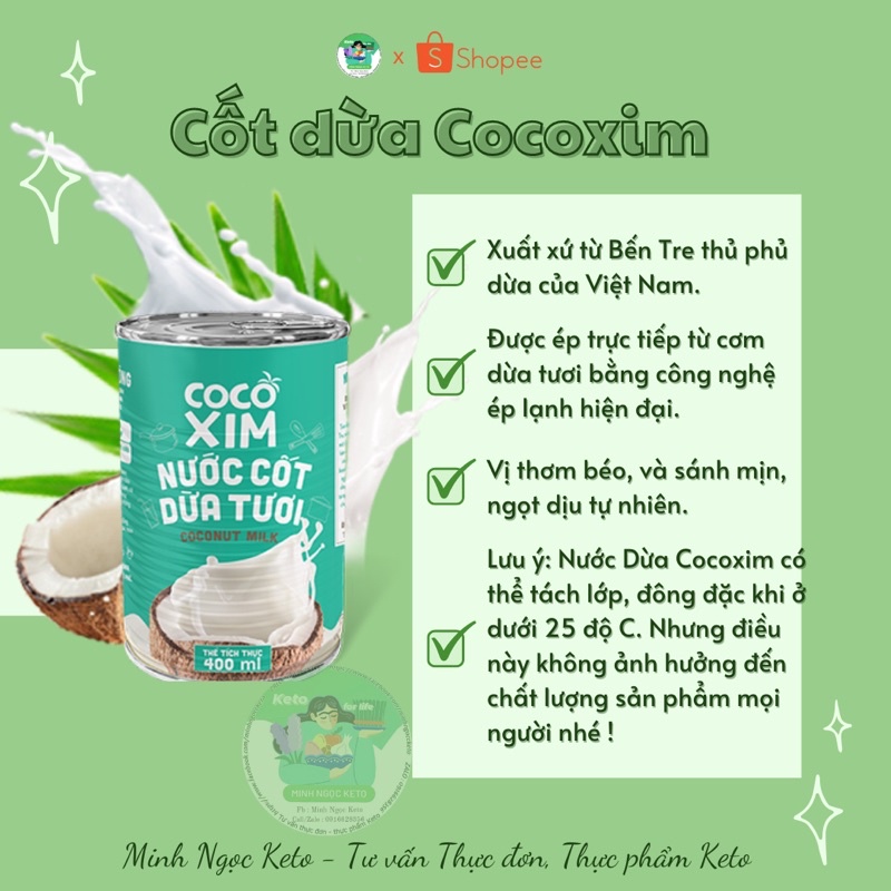 Nước Cốt Dừa Cocoxim