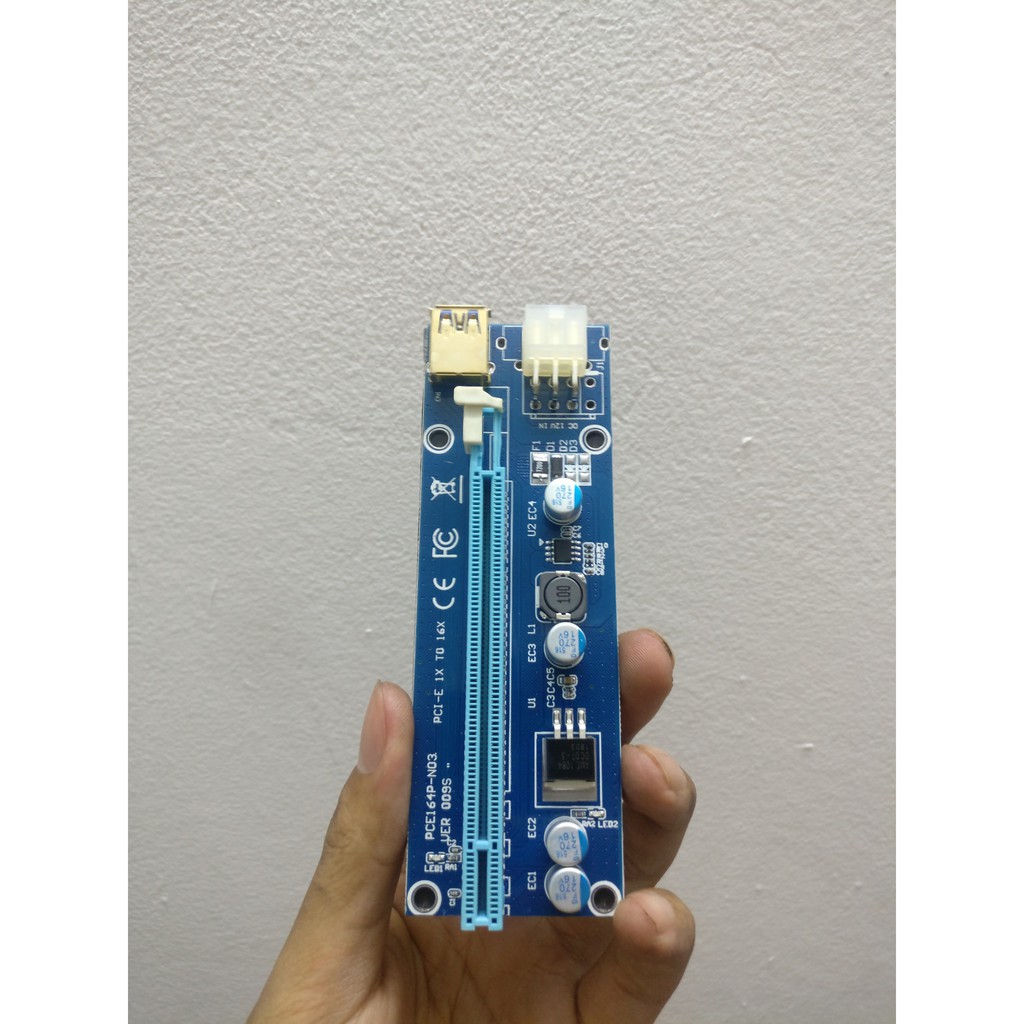 Dây Riser 009s Có LED Mới 100% Hàng Chuẩn / Riser pci-e 1x to 16x dây usb 3.0 95