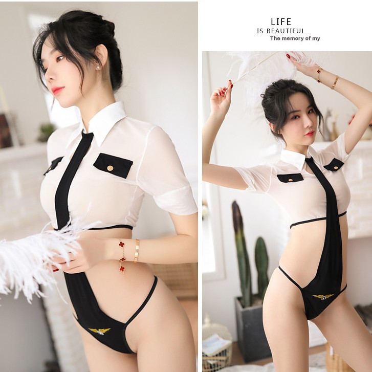 Set đồ ngủ Cosplay P.O.L.I.C.E sexy L140 | BigBuy360 - bigbuy360.vn