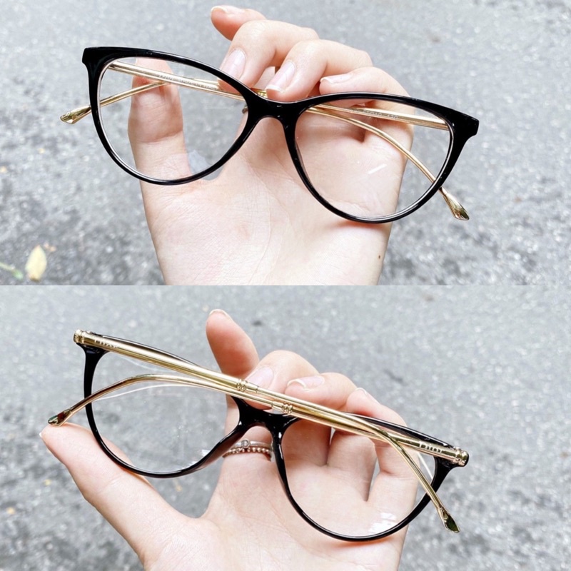 Gọng kính Mắt Mèo Dior thanh mảnh thời trang nhận lắp cận Cloudy Eyewear 5029