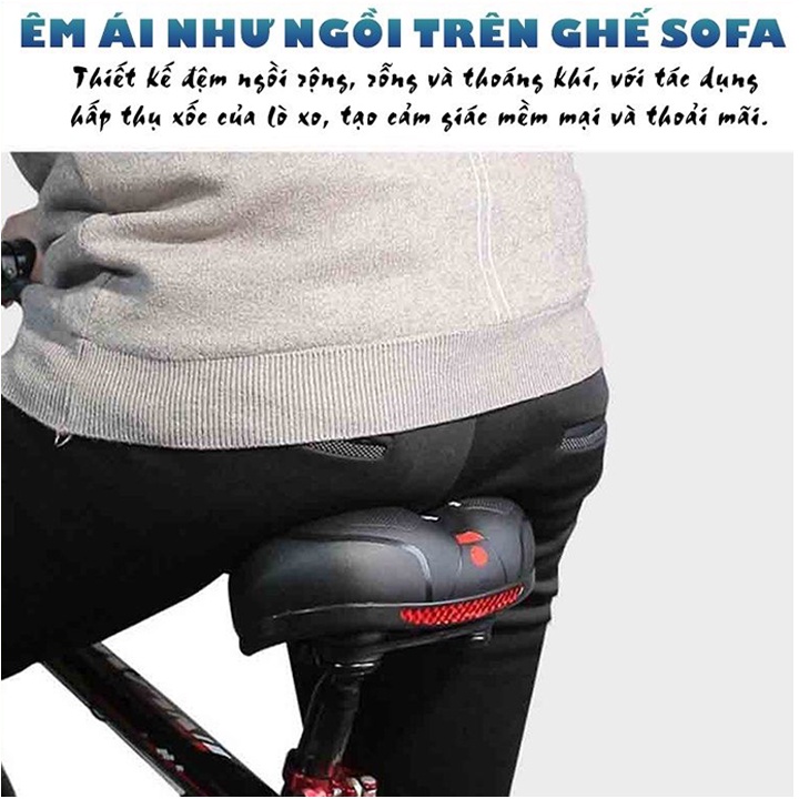Yên xe đạp thể thao địa hình cao cấp siêu êm chống nước Active