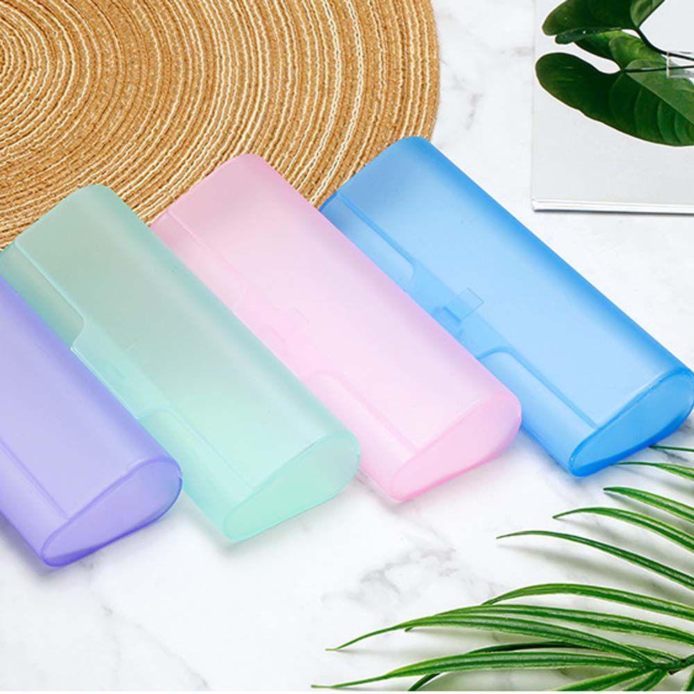 Hộp Đựng Mắt Kính Đọc Sách Bằng Nhựa Nhám Nhỏ Gọn Dành Cho Nam Sinh Ốp