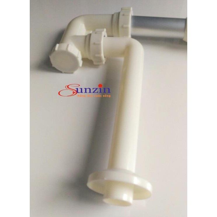 Bộ thoát nước cho chậu rửa mặt - Đầu nhôm, đuôi nhựa ABS