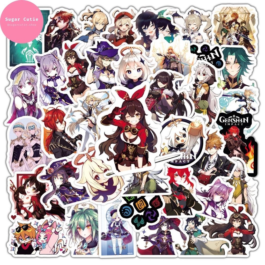 Stickers game Genshin Impact 50 miếng
