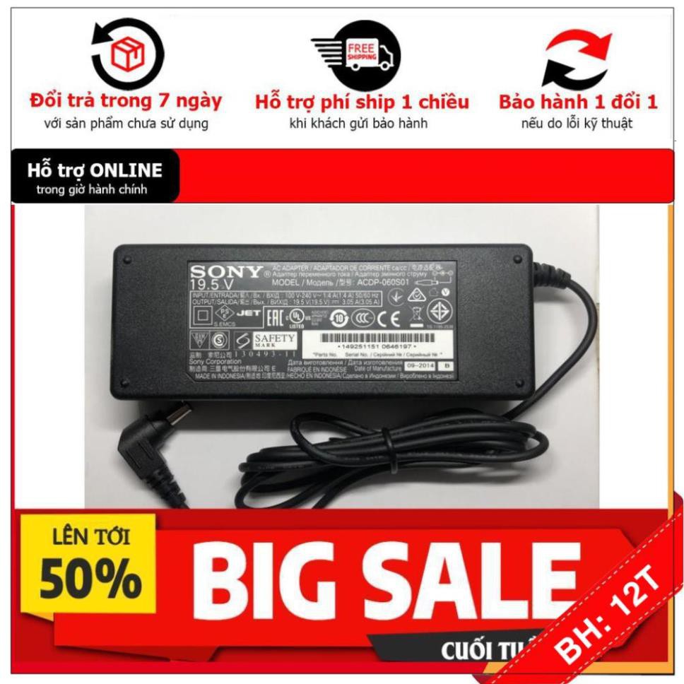 🎁 Cục nguồn Adapter tivi sony 19.5V-3.05A 4.74A chính hãng 100%
