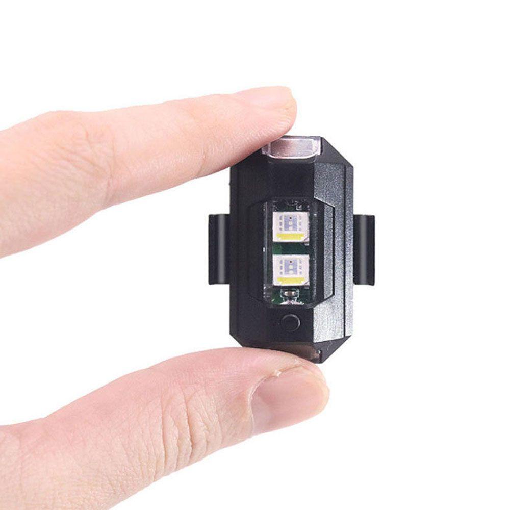 Đèn cảnh báo MMULCK gắn đuôi xe máy xe đạp MTB nhấp nháy USB sạc lại được bền di động