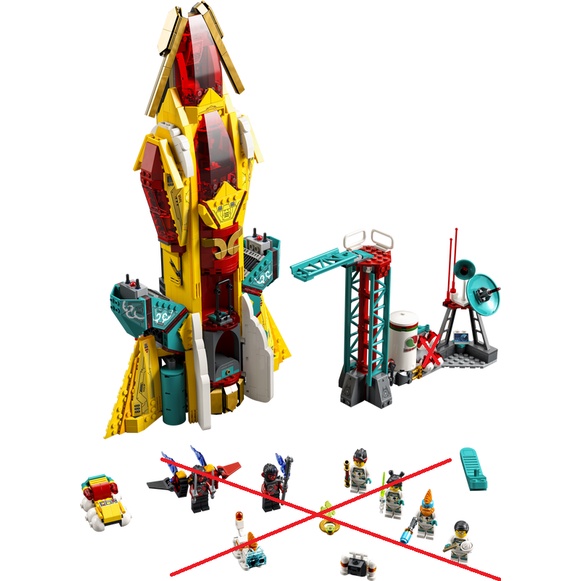 LEGO Monkie Kid 80035 Thám Hiểm Thiên Hà Monkie Kid's Galactic Explorer