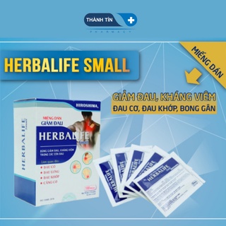 Combo 5 hộp miếng dán giảm đau thảo dược herbalife giảm đau lưng, vai gáy, xương khớp