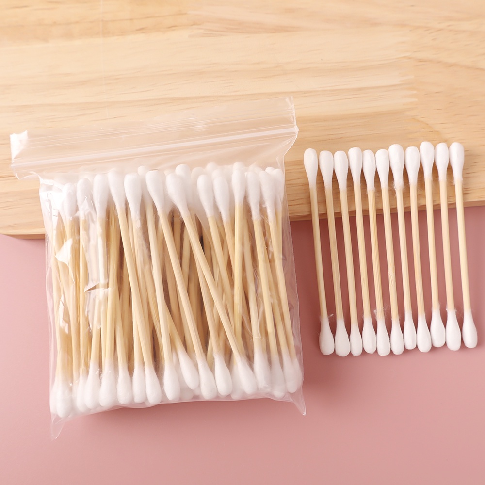Hộp 100 Tăm Bông Cotton Đa Năng Tiện Dụng