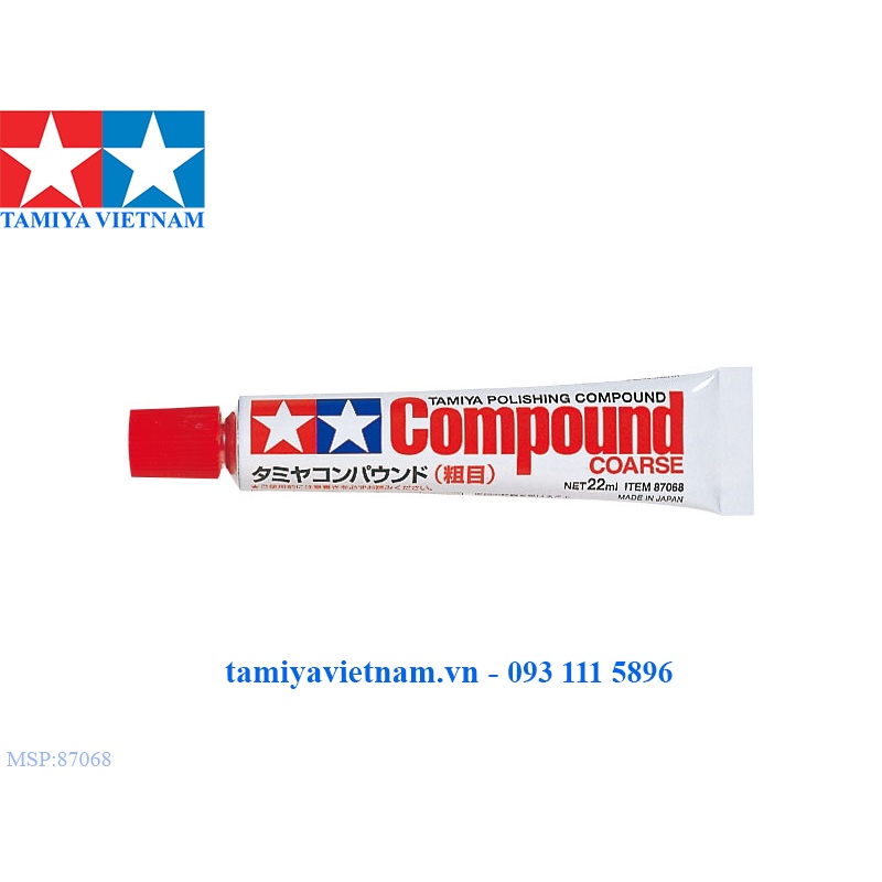 [TAMIYA] 87068 Keo đánh bóng TAMIYA POLISHING COMPOUND (COARSE)