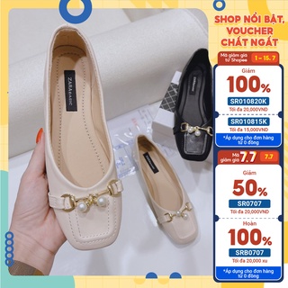 Giày búp bê xích ngọc, hài bệt zara 2 màu