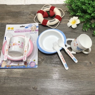 Bộ bát chén ăn dặm kèm thìa dĩa