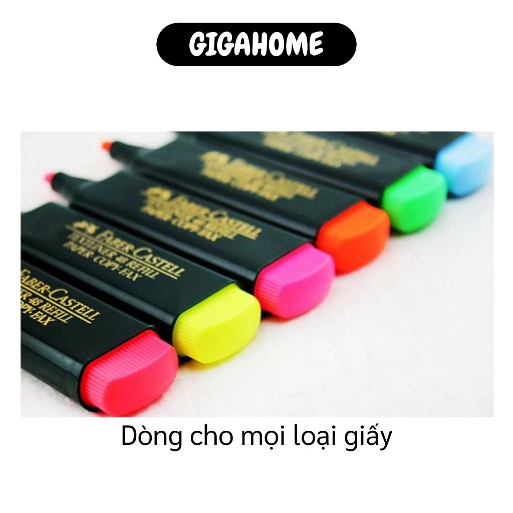 Đồ dùng học tập  GIÁ VỐN  Bút dạ quang Faber-Castell màu hồng, cam, xanh, không làm bẩn hay thấm qua trang khác 7558