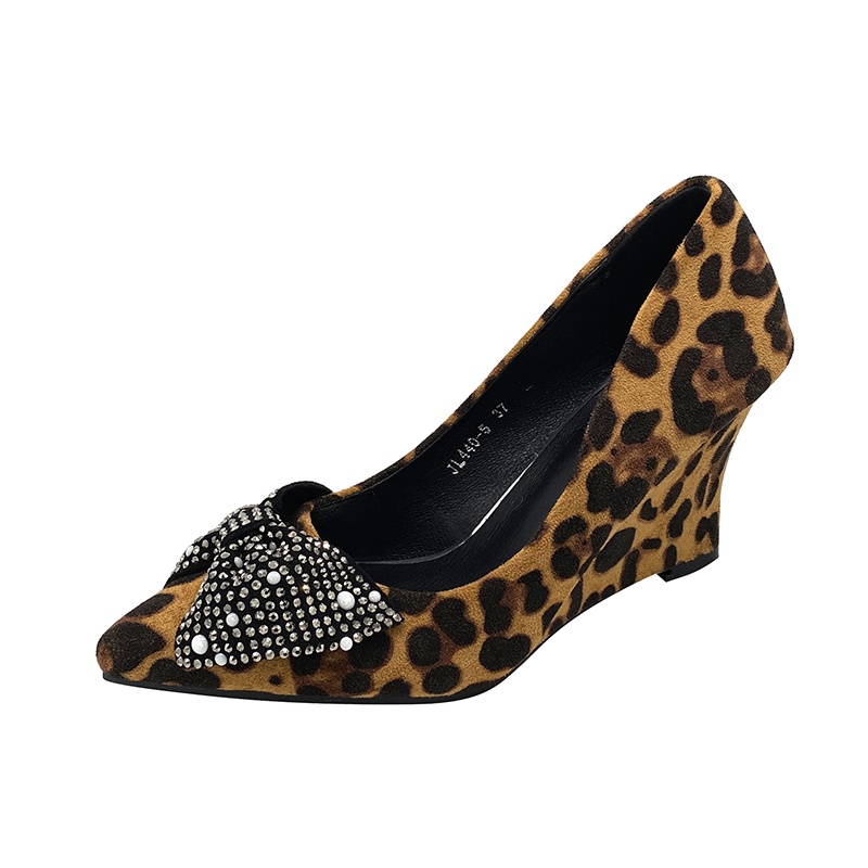 Giày đế xuồng nơ đá gót cao 5cm và 8cm đủ size 33/40   210222