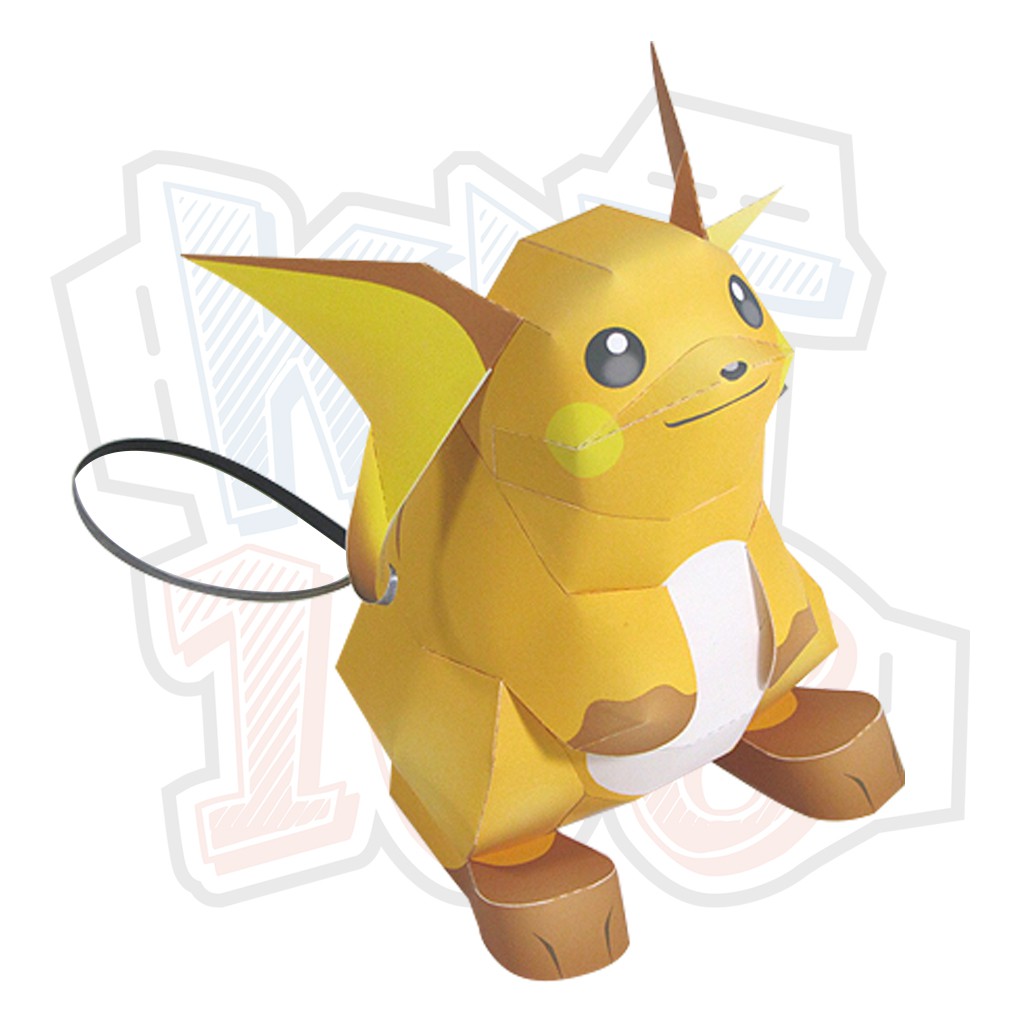 Mô hình giấy Pokemon Raichu