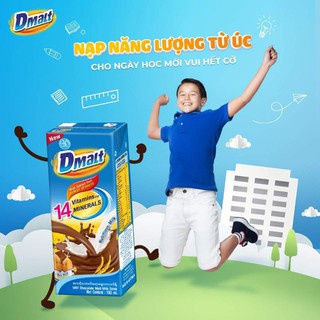 Thức uống lúa mạch Dutch Mill Dmalt Socola Hộp 180ml - Úc