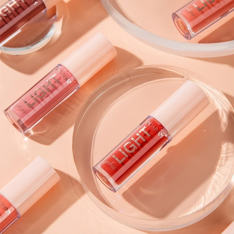 [Hàng mới về] Son bóng dưỡng ẩm dạng lỏng 12 màu tùy chọn ánh ngọc trai mềm mịn lâu trôi