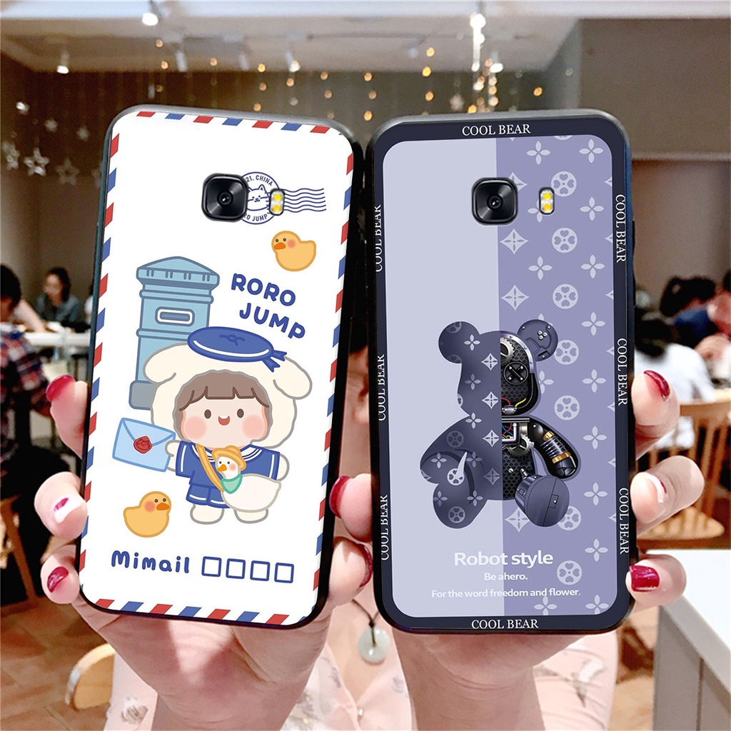 Ốp lưng Samsung Galaxy C9 PRO in hình 3D gấu mới nhất - sang - chảnh - ĐẸP- BỀN