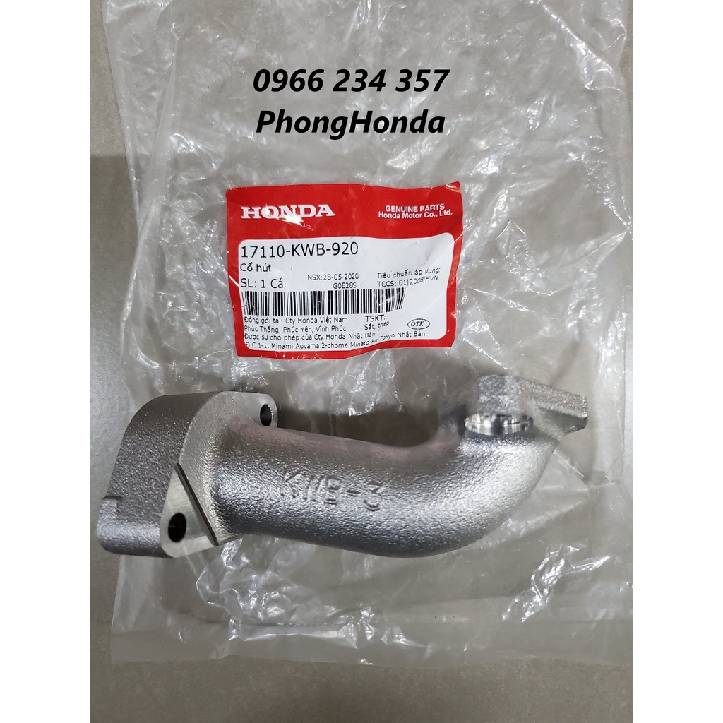 co xăng , cổ hút wave s110 đời đầu , rsx 110 2009 chính hãng honda