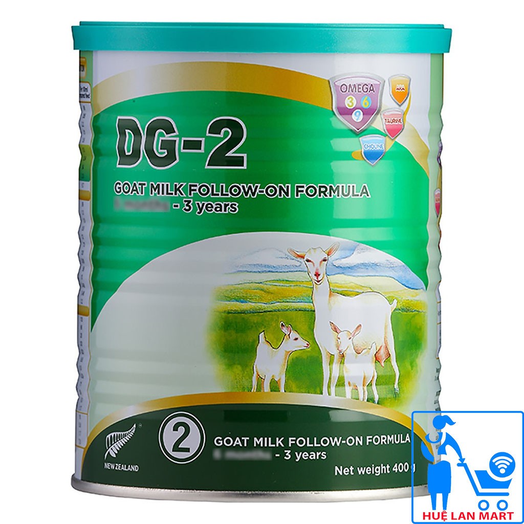 [CHÍNH HÃNG] Sữa Bột DG-2 Goat Milk Follow - On Formula Hộp 400g