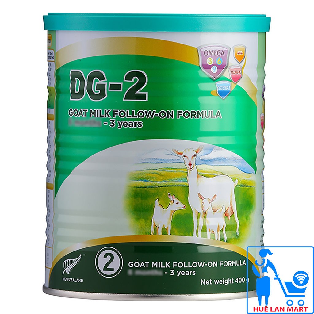 [CHÍNH HÃNG] Sữa Bột DG-2 Goat Milk Follow - On Formula Hộp 400/800g