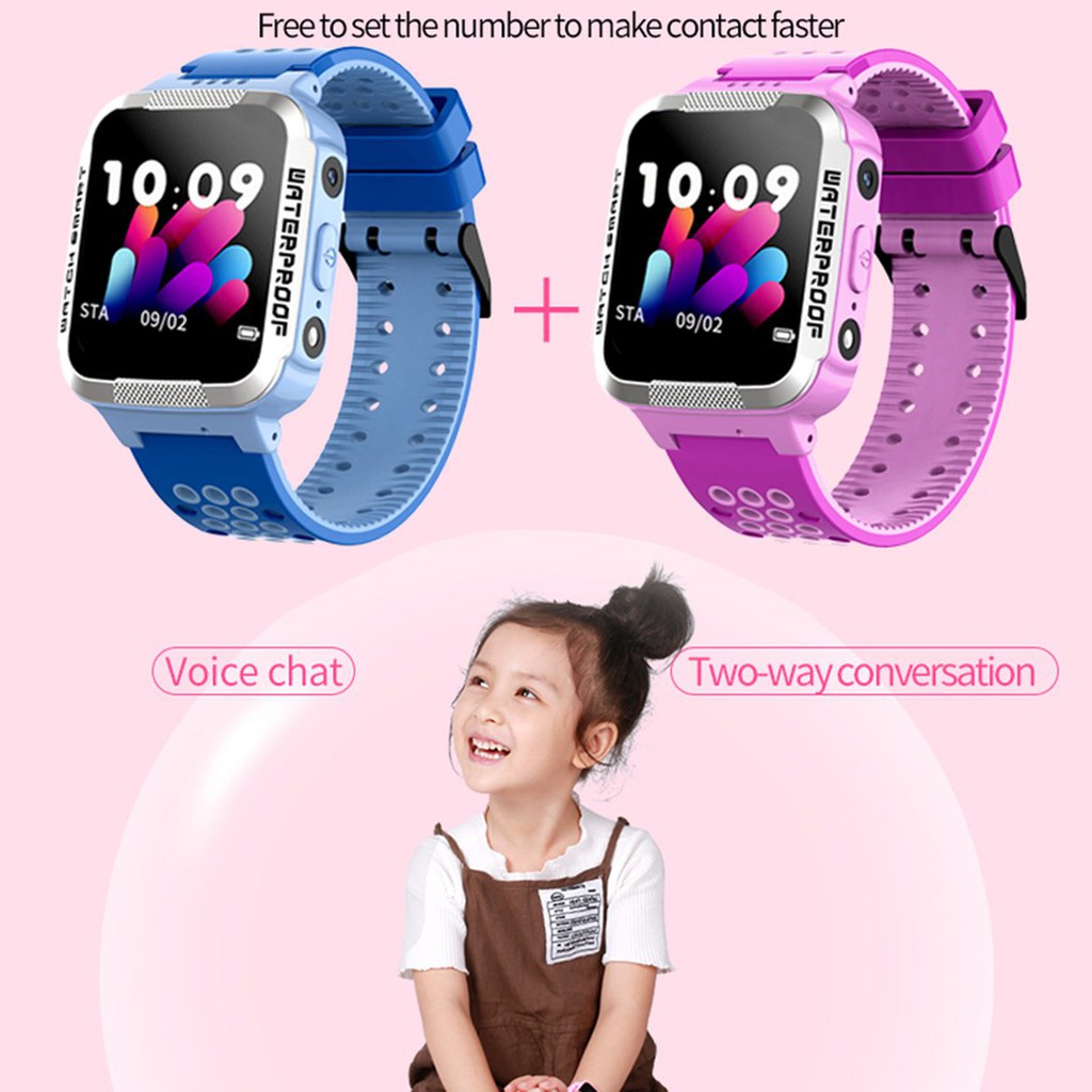 Đồng hồ thông minh trẻ em Y68 chống nước Có Tiếng Việt - Wifi