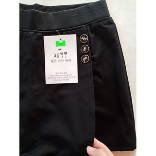 Quần short nữ giả váy vạt chéo