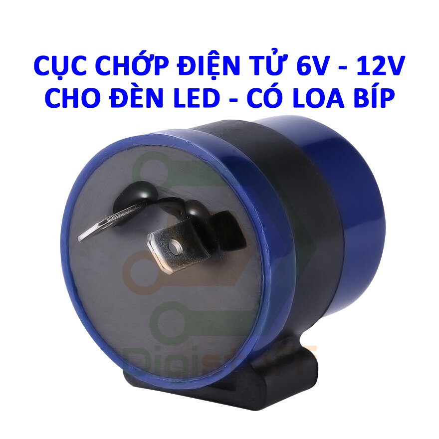 Cục chớp xi nhan điện tử cho đèn LED dùng cho xe máy và xe đạp điện