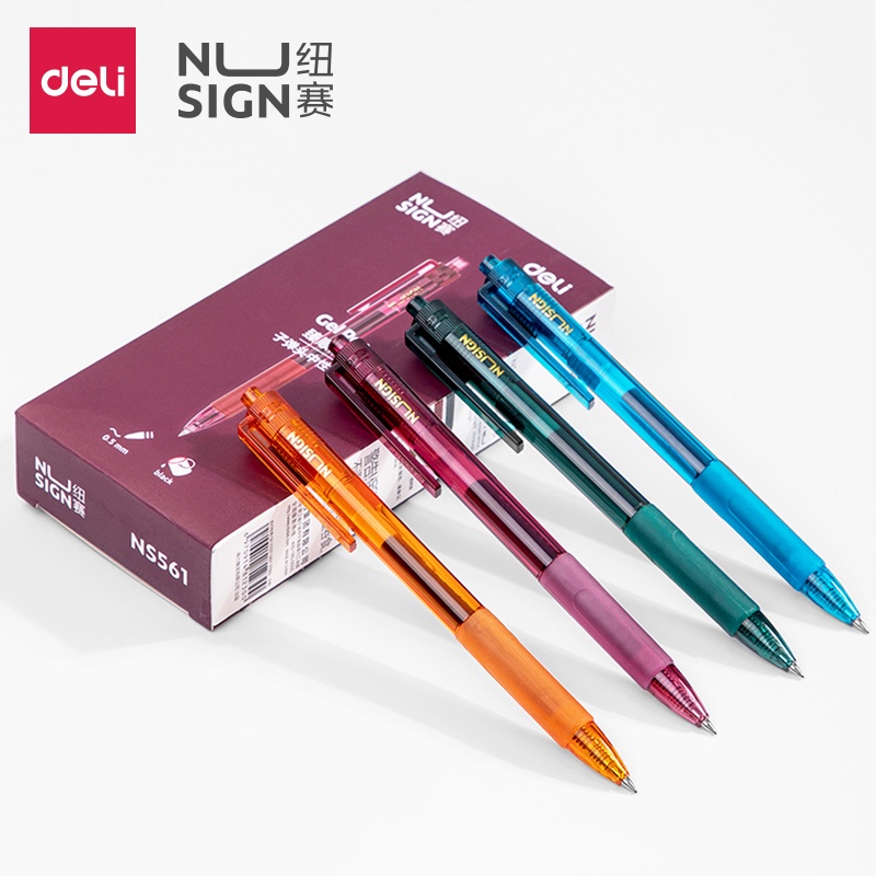 Bút bi bấm nhiều màu dễ thương 0.5mm MỰC ĐEN