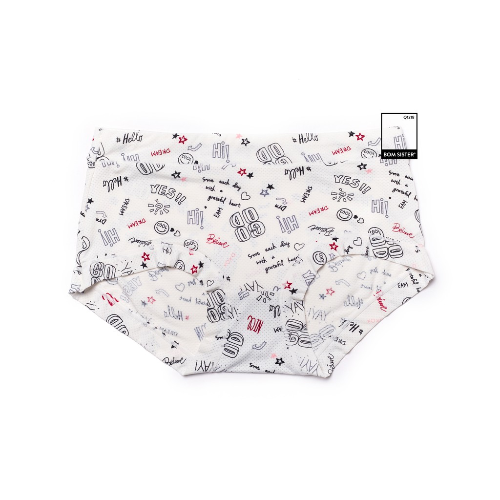 [Mã FAMALLT5 giảm 15% đơn 150k] Quần Lót Su Thông Hơi Hoạ Tiết Dễ Thương Phần 2 BOM SISTER Q1218 | BigBuy360 - bigbuy360.vn