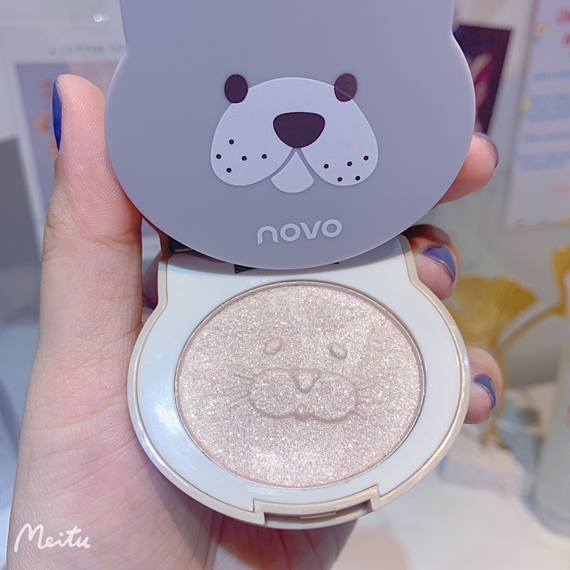 Highlight Bắt Sáng Jelly Gấu Mèo Novo Animal Diary Jelly Highlight No.5506 Siêu Sáng Hot TikTok