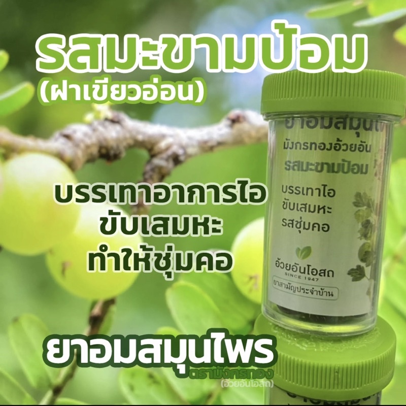 🇹🇭🇹🇭MAKAMPOM Herbal:Viên ngậm ho thảo dược,lọ 100,có 6 vị khác nhau