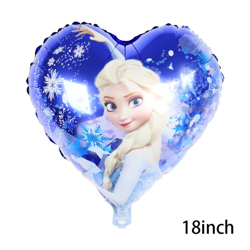 DISNEY 1 Bong Bóng Giấy Bạc Hình Elsa Anna Olaf Phim Frozen 2 Trang Trí Tường Tiệc