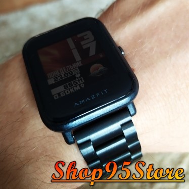 Dây đeo kim loại dành cho Xiaomi Amazfit Bip