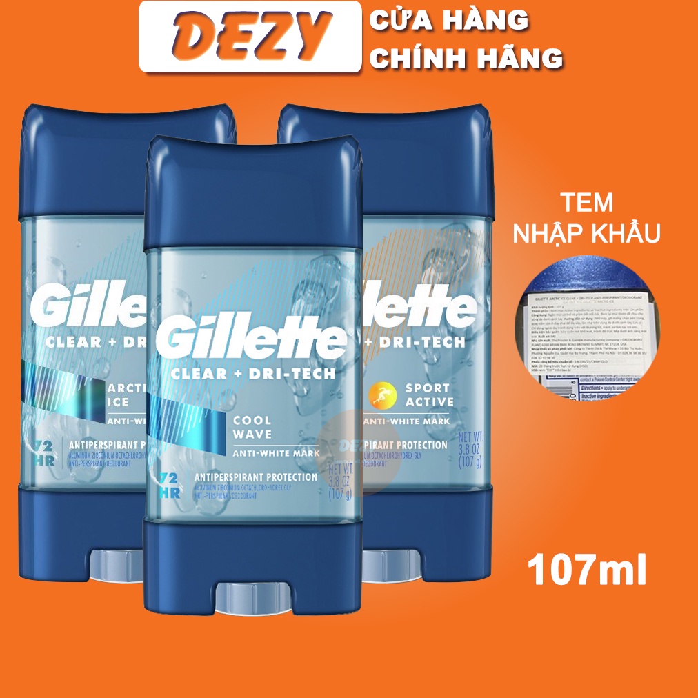 Lăn Khử Mùi Gillette Usa Mỹ Dạng Gel Khử Mồ Hôi HIệu Quả thumbnail