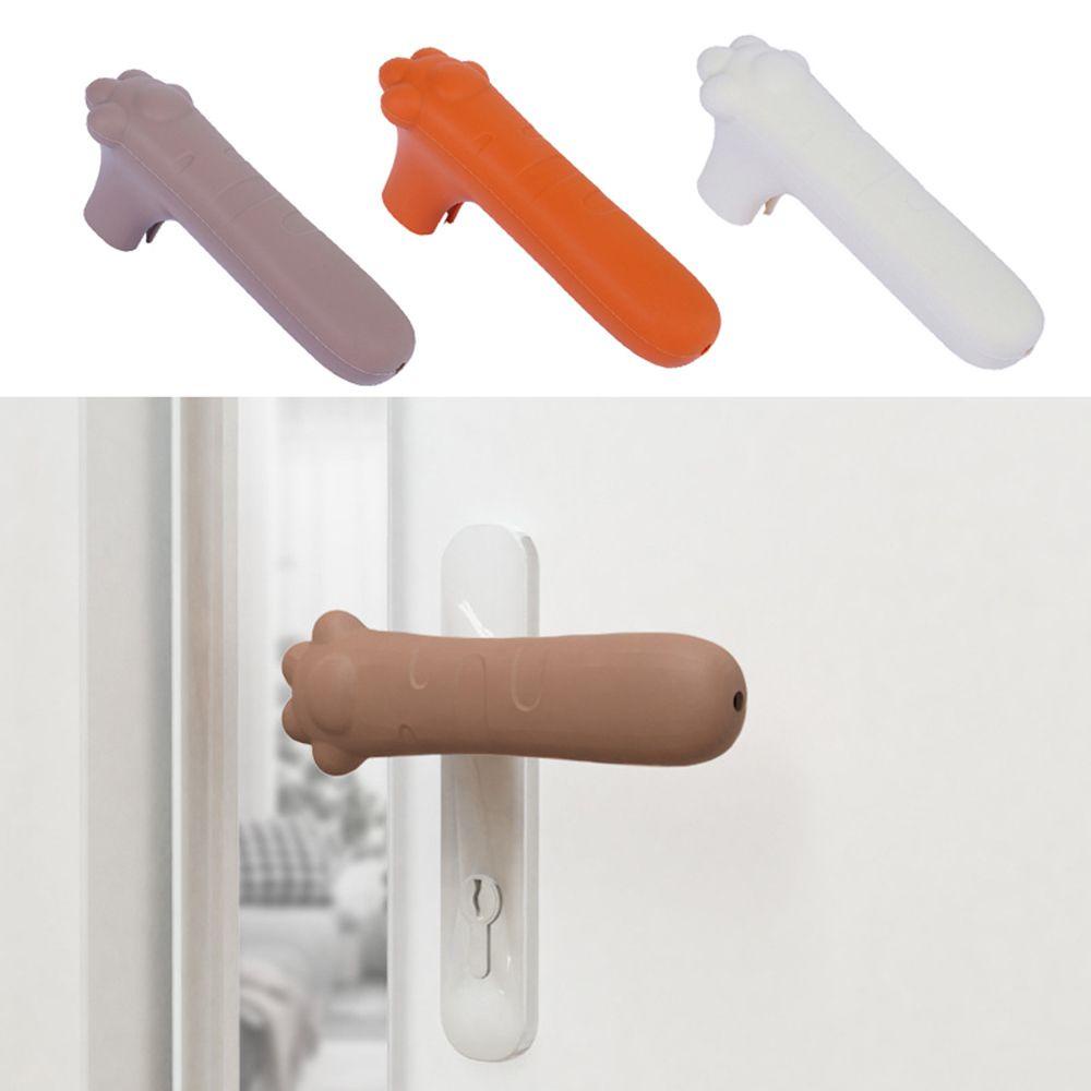 LEISURE Vỏ Bọc Bảo Vệ Núm Cửa Bằng Silicon Tiện Dụng Cho Gia Đ