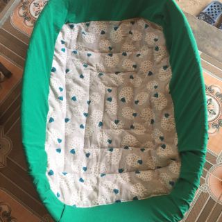 Nôi tre size 90x60 kèm nệm bọc