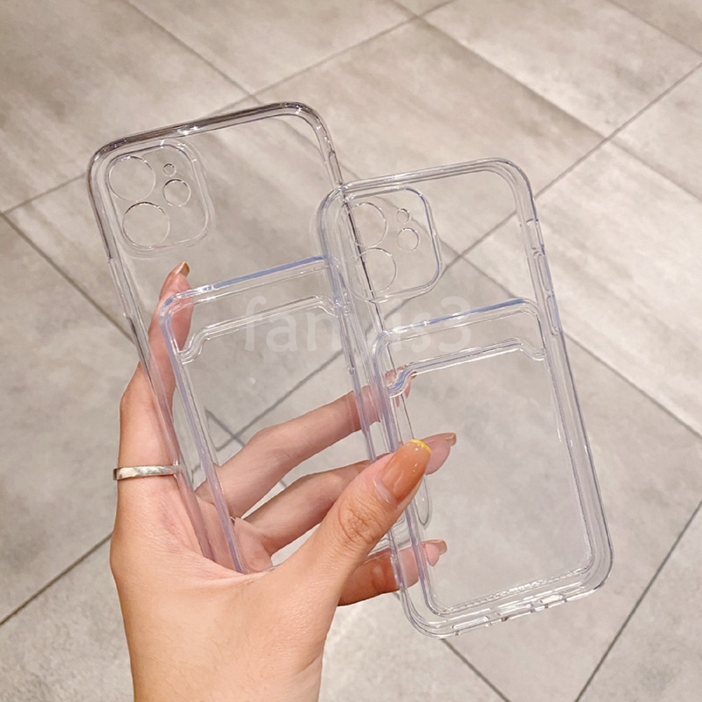 Ốp Điện Thoại Trong Suốt Đựng Thẻ Cho For iPhone 13 12 11 Pro Max 12 Mini SE2020 X XR Xs Max 8 7 6 6s Plus