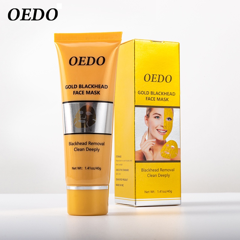 Mặt nạ vàng OEDO Loại Bỏ Mụn Đầu Đen Làm Sạch Sâu Kiểm Soát Dầu Dưỡng Da Hiệu Quả se khít lỗ chân chăm sóc da 40g