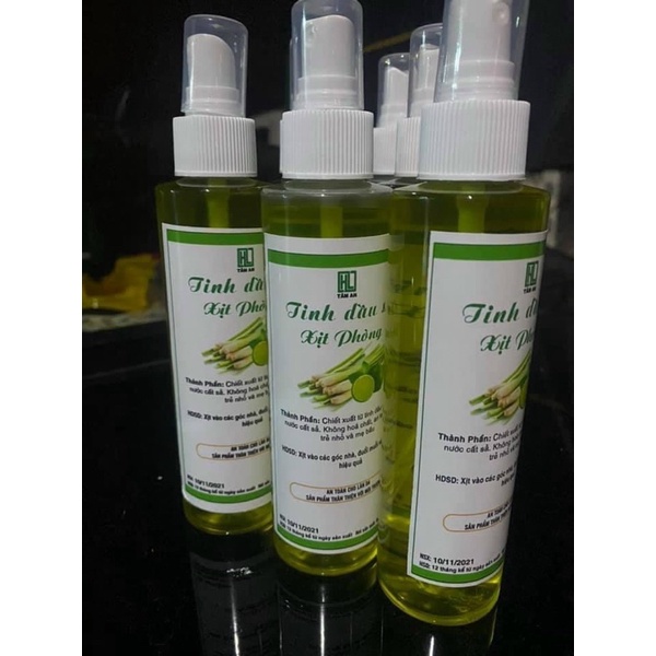 sale Tinh dầu sả chai to 100ml xịt phòng đuổi muỗi