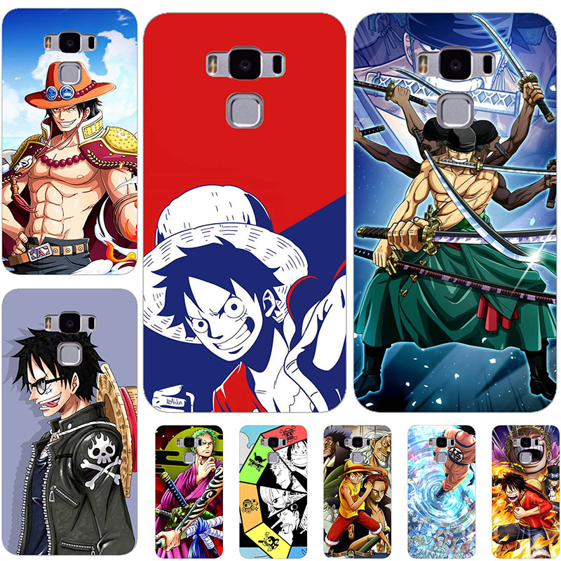 Ốp điện thoại mềm thời trang hình hoạt hình Luffy Roronoa Zoro One Piece cho ASUS Zenfone 3 MAX ZC553KL Asus X00DD 5 5"