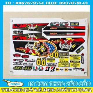 Tem rời xe dream bulldog
