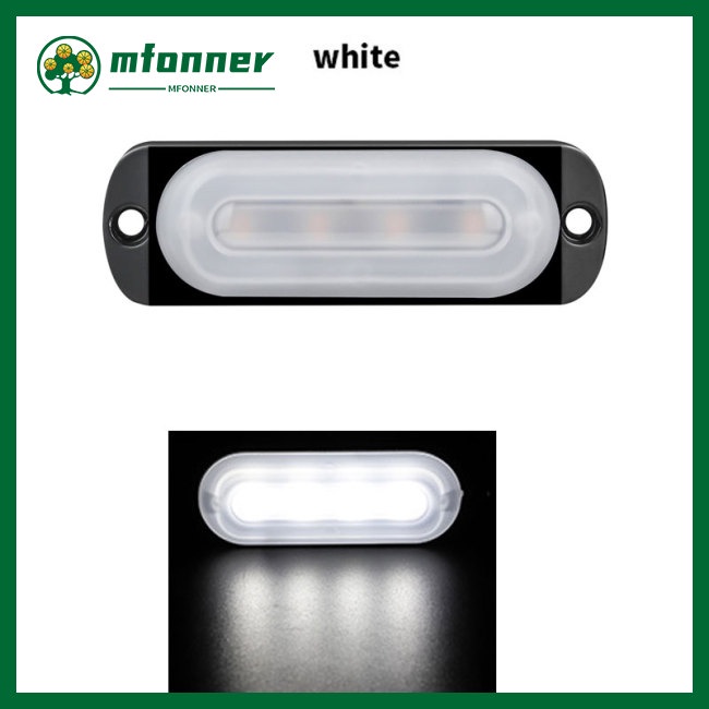 Đèn Led 6 Bóng 12v 24v Siêu Mỏng Chống Va Chạm / Bụi Bẩn Dành Cho Xe Hơi / Xe Tải