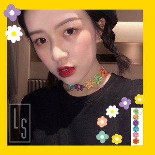 Vòng cổ choker hoa mặt trời kiki kaikai - Sẵn hàng