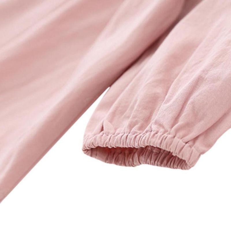 Áo kiểu tay phồng phối viền bèo dễ thương cho bé gái