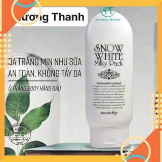 Kem dưỡng trắng Secret Key Snow White Milky Pack (200ml)